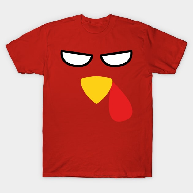 Turkey Face Costume T-Shirt T-Shirt by SusurrationStudio